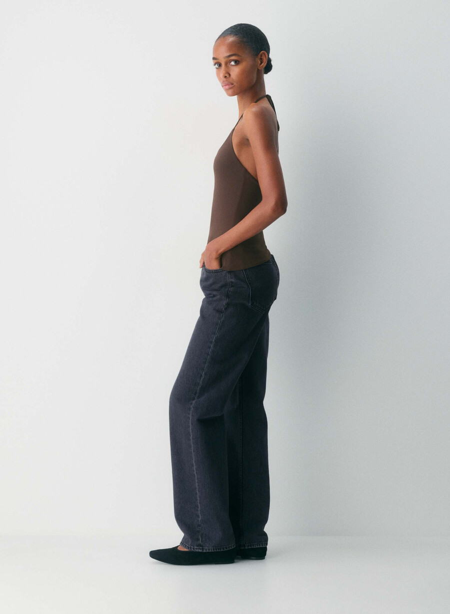 original contour grace halter topp rik mokkabrun