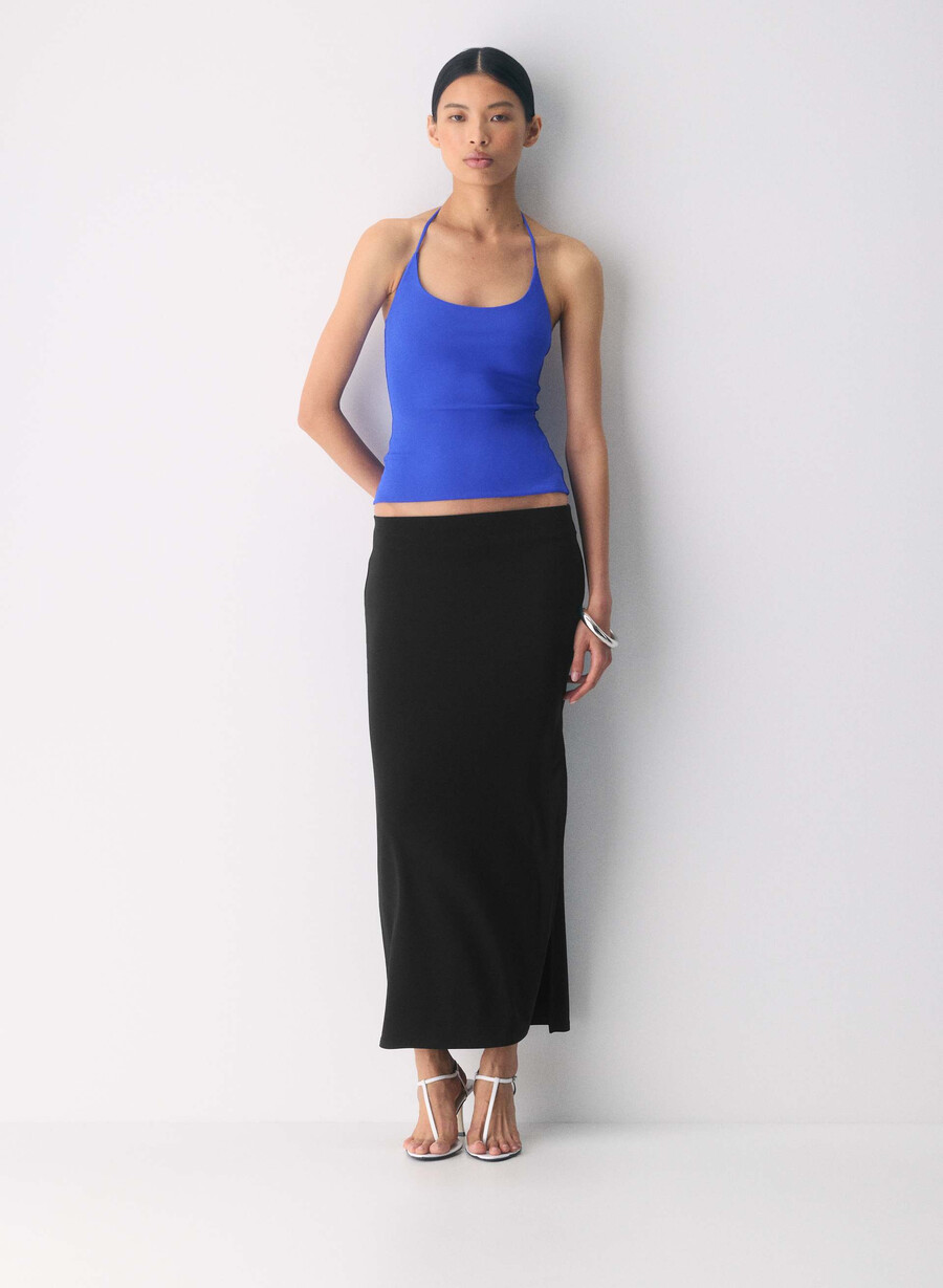 original contour grace halter topp ablaze blÅ