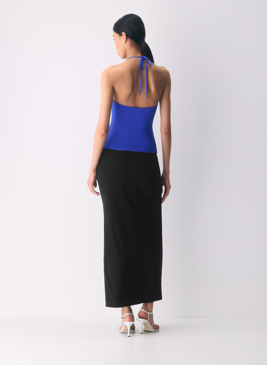 original contour grace halter topp ablaze blÅ