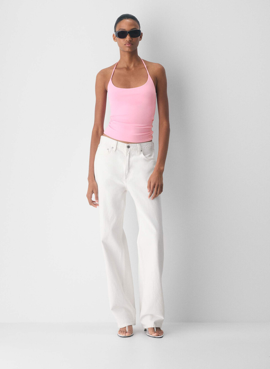 original contour grace halter topp jellybean rosa