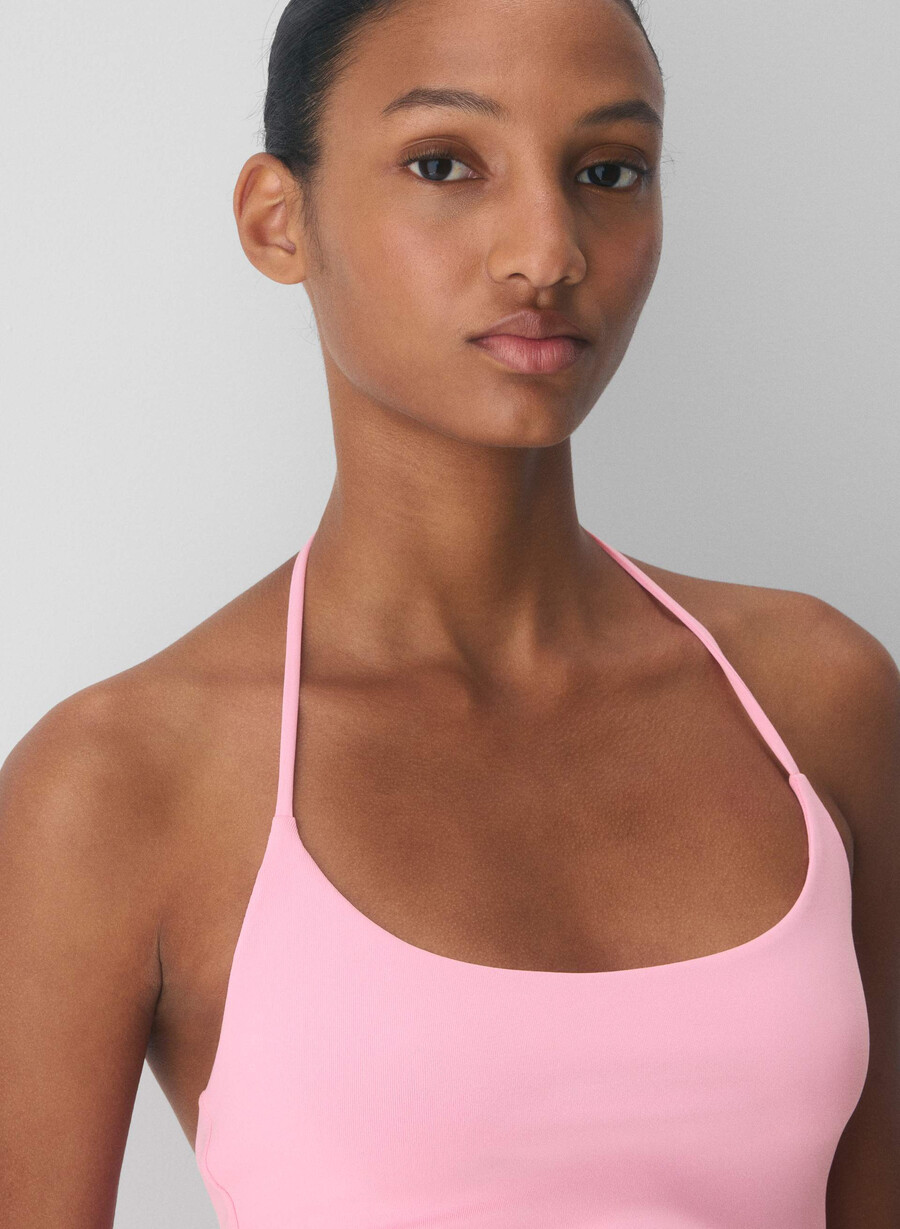 original contour grace halter topp jellybean rosa