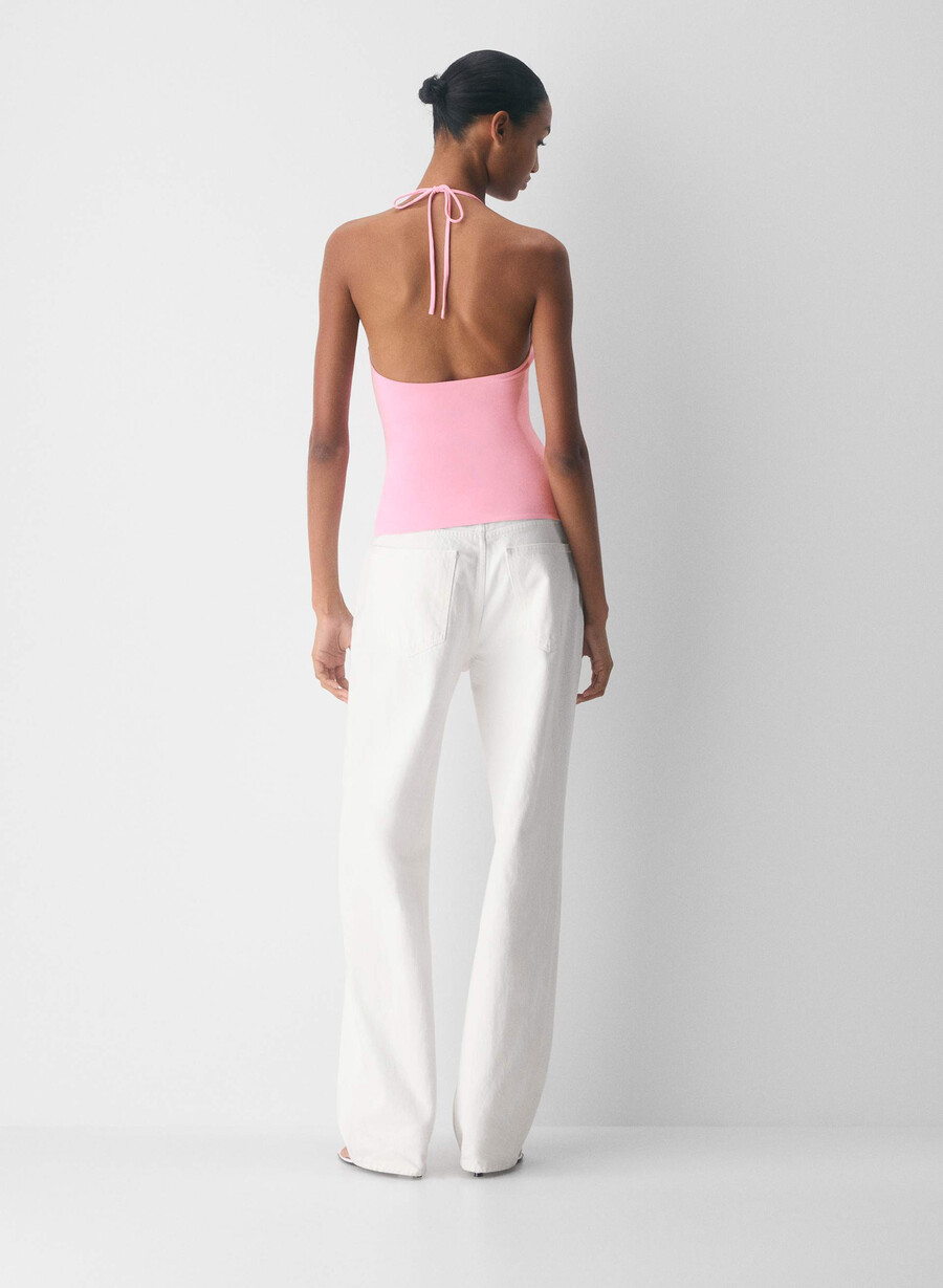 original contour grace halter topp jellybean rosa
