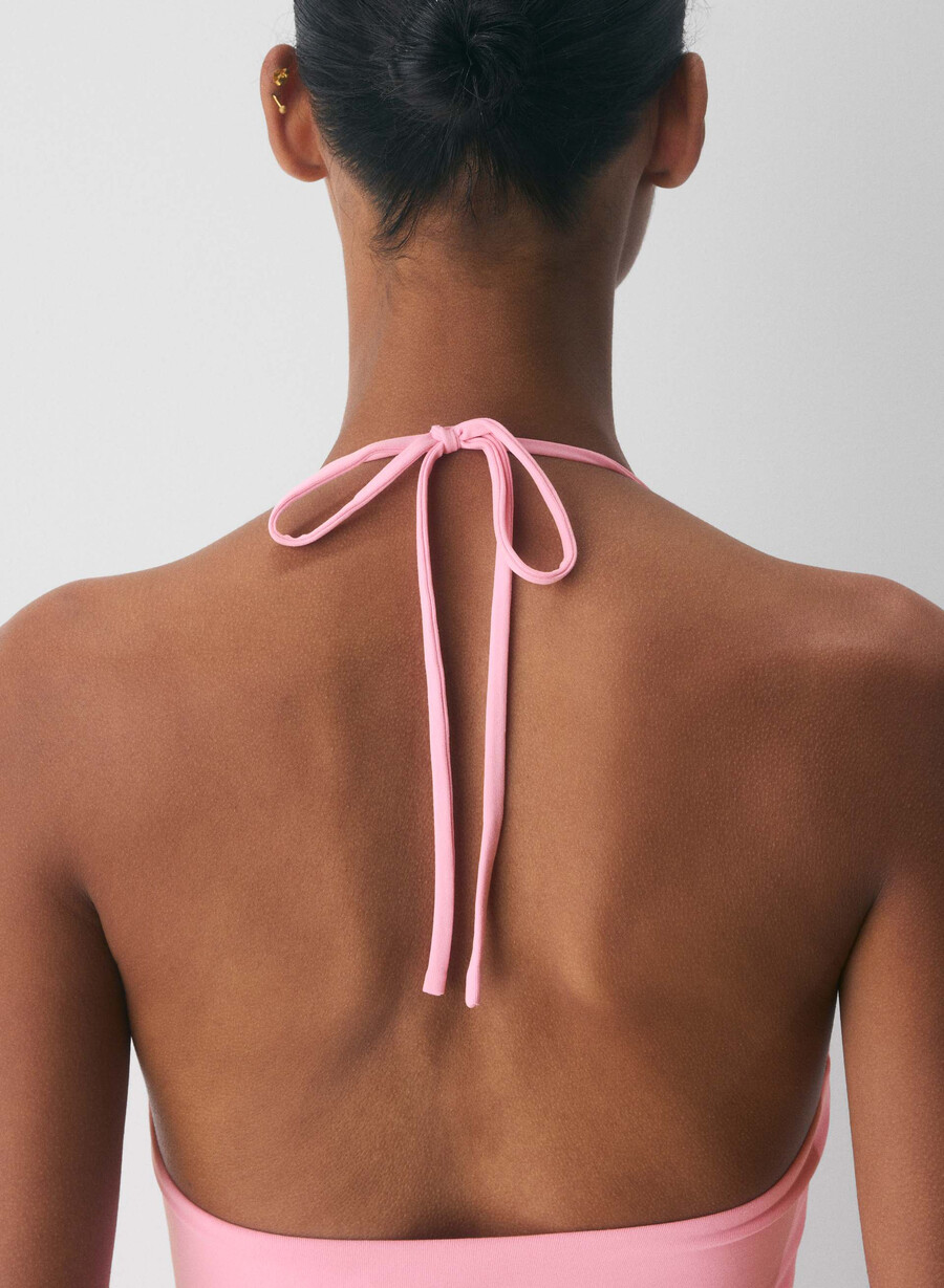 original contour grace halter topp jellybean rosa