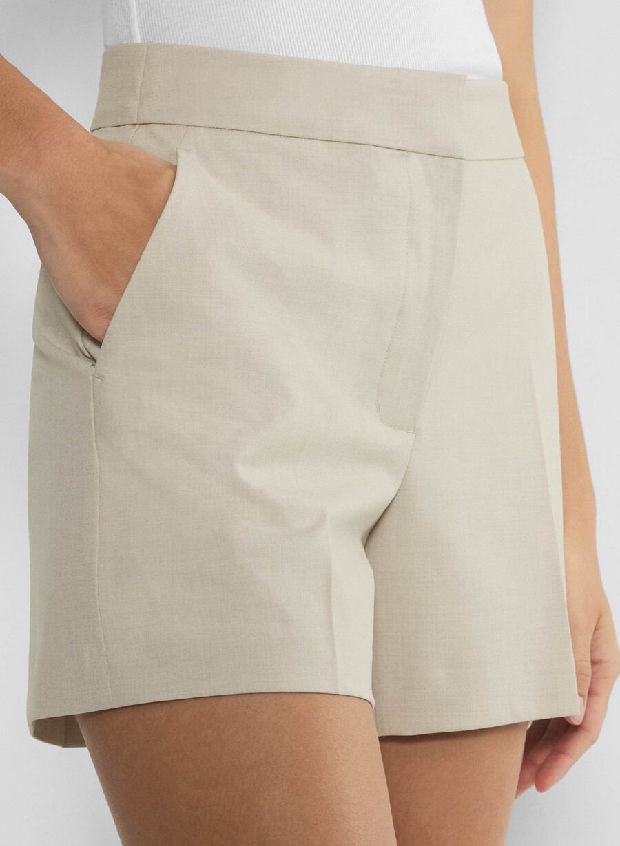 the limitless short mid-thigh - reessential light heather matte pearl