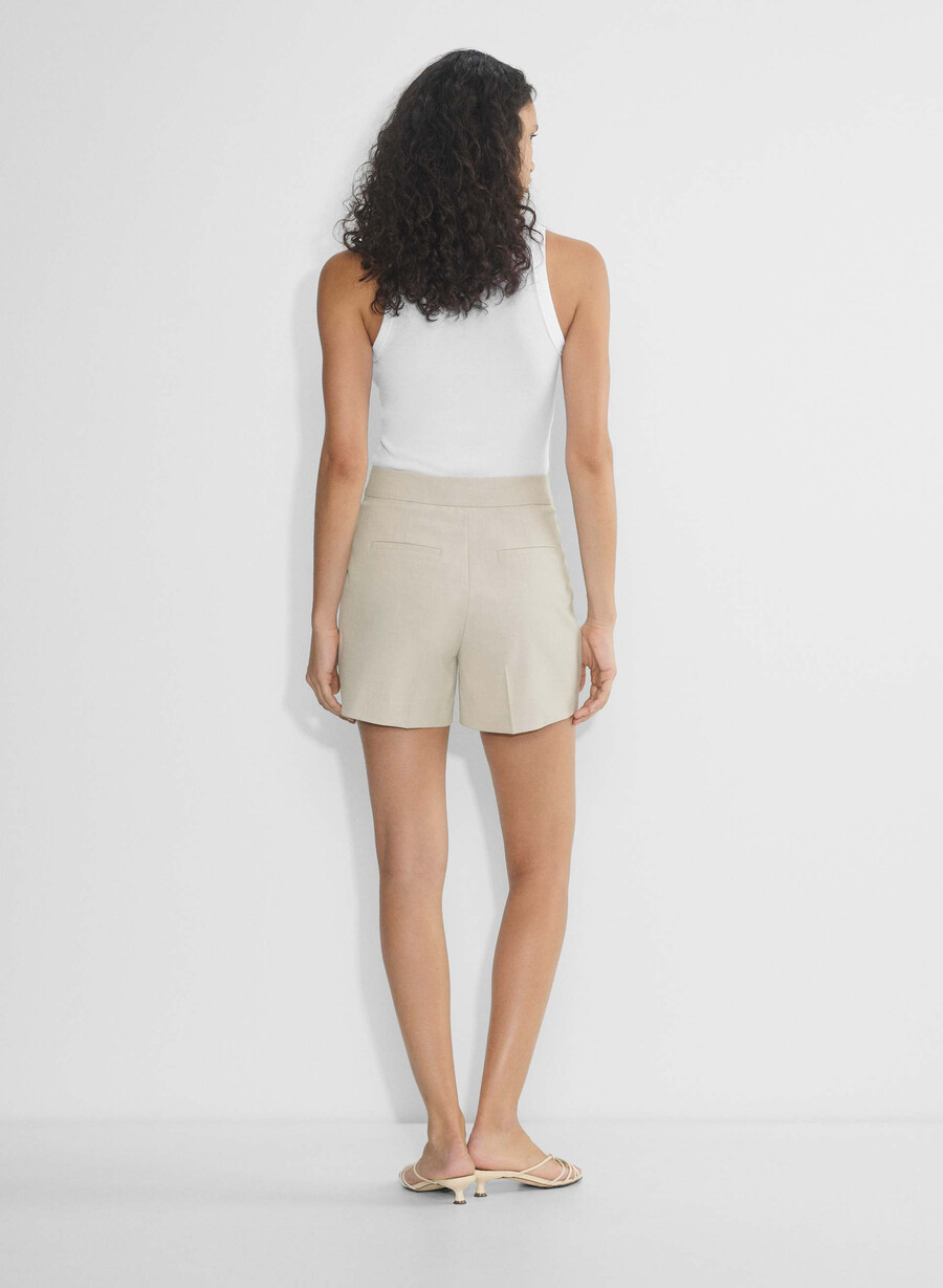 the limitless short mid-thigh - reessential light heather matte pearl