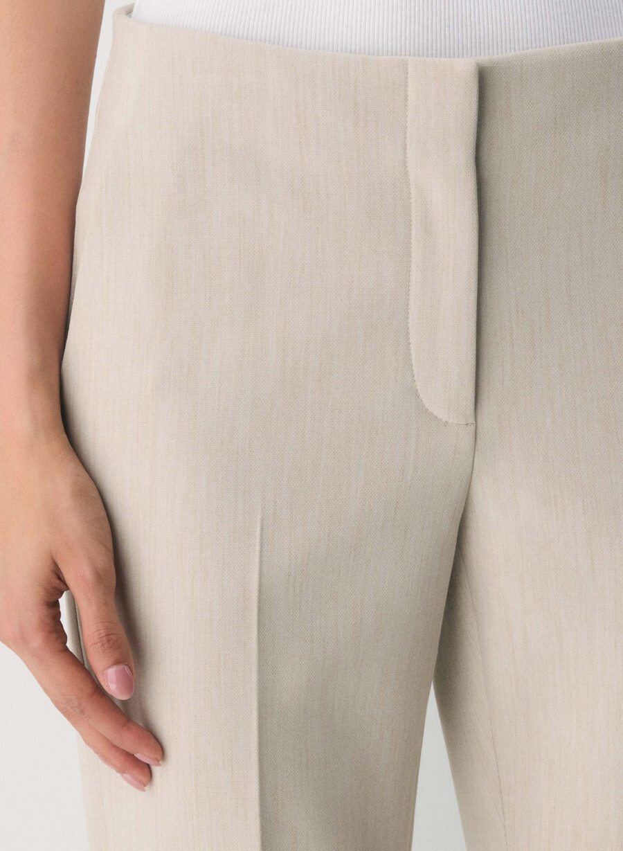 markova pant - reessential heather matte pearl