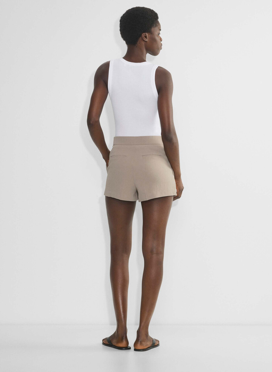limitless short curve-fit mini – crepette nomad taupe
