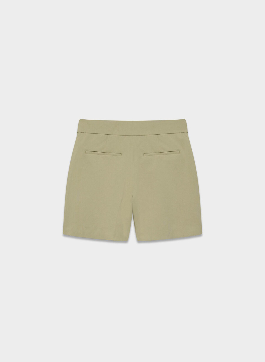 limitless short curve-fit mid-thigh – crepette soltØrket oliven