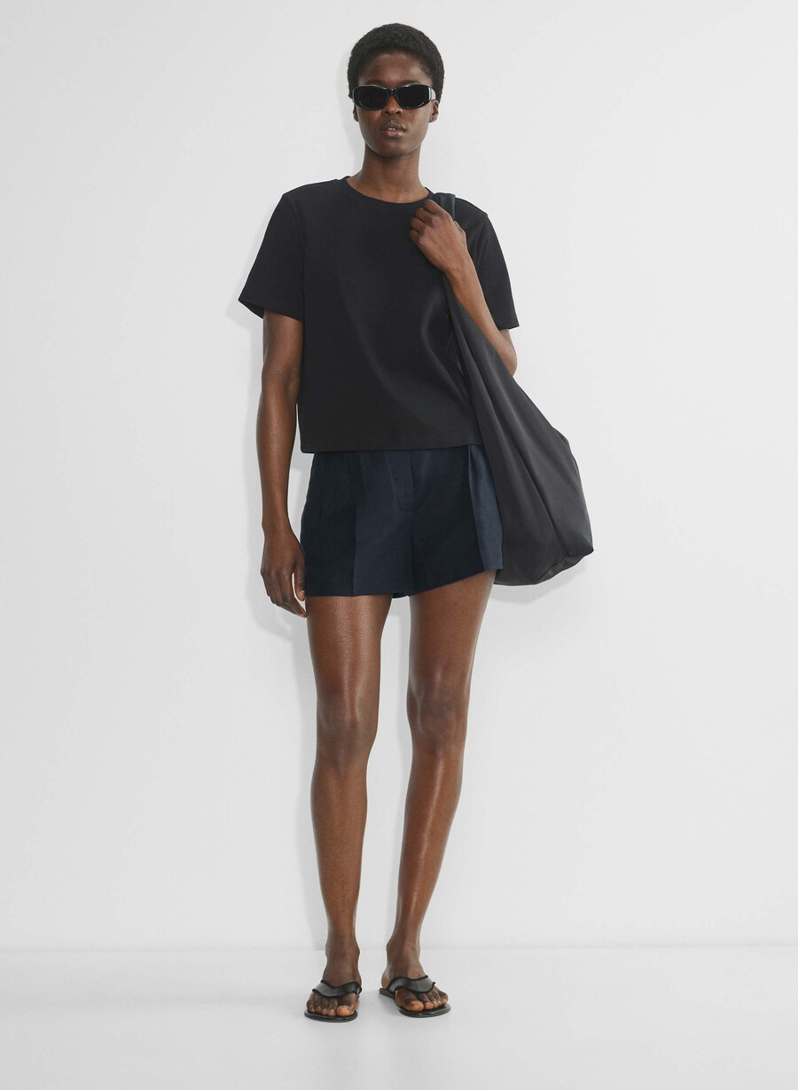 the effortless short curve-fit mini – cruiselinen dark nat navy