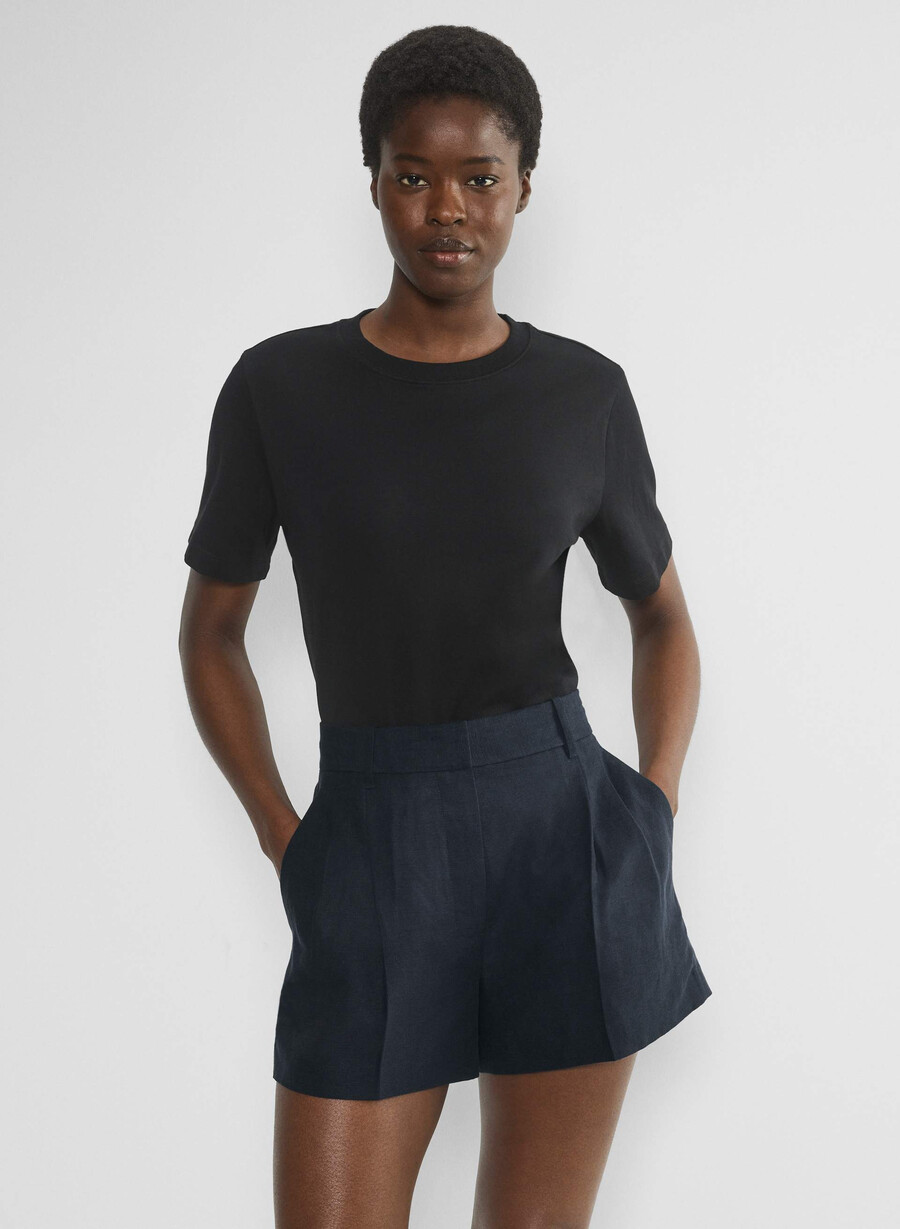 the effortless short curve-fit mini – cruiselinen dark nat navy