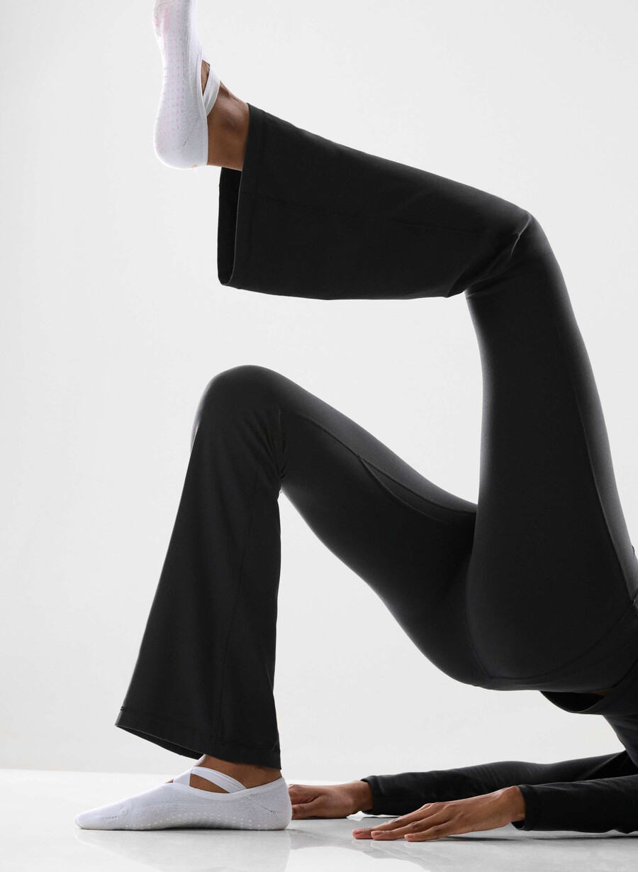 butter cheeky høy-rise flare 30 leggings nattblå