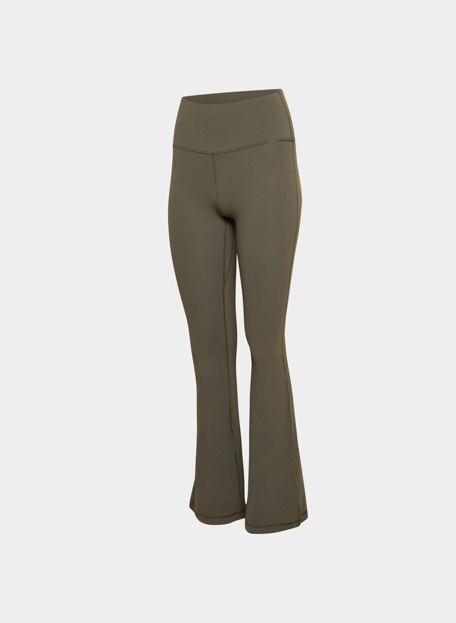 butter cheeky høy-rise flare 30 leggings mØrk oliven
