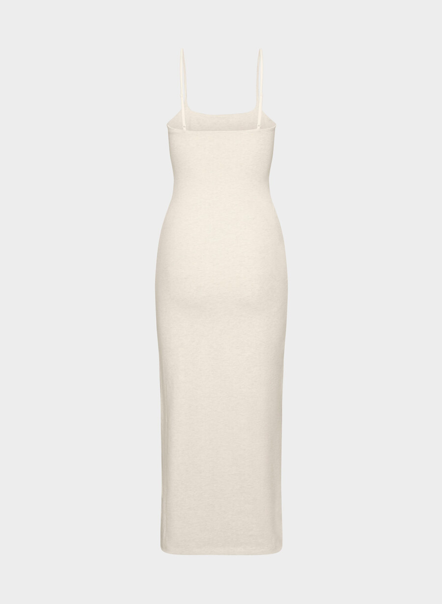 casual contour summon maxi cami-kjole heather light oatmea