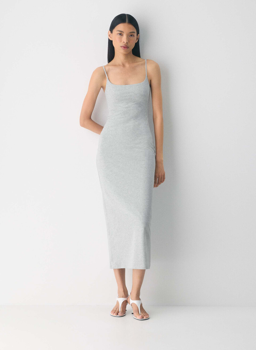 casual contour summon maxi cami-kjole lyngkrom