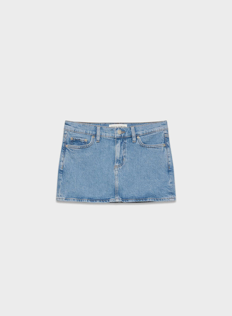 denim forum alba micro denimskjørt no-stress lysblÅ