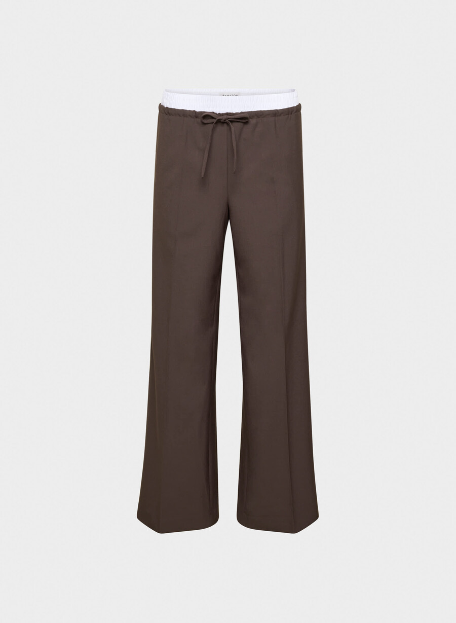 equity pant svarthvit