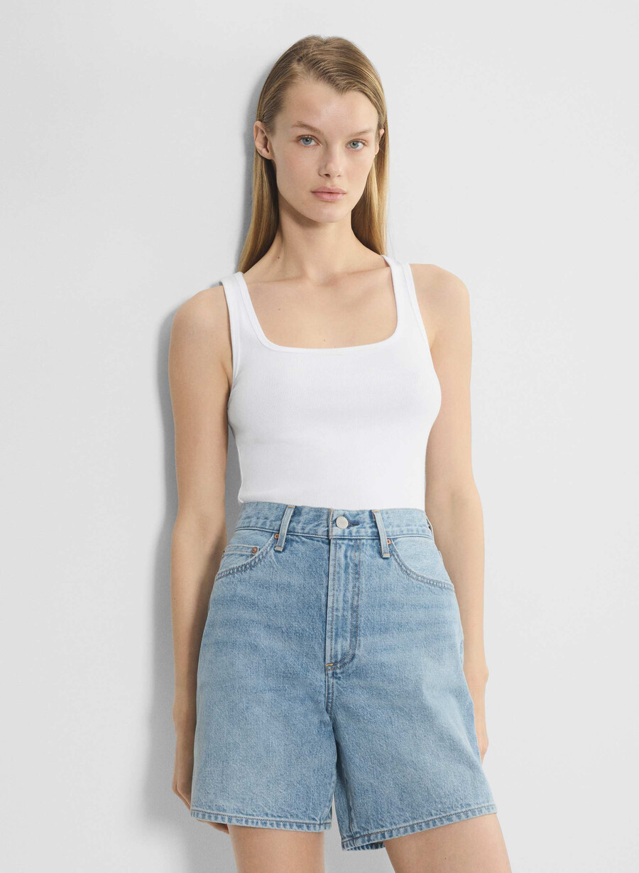 denim forum 90-tallets vintage høye baggy denimshorts 7 år bleu taboo