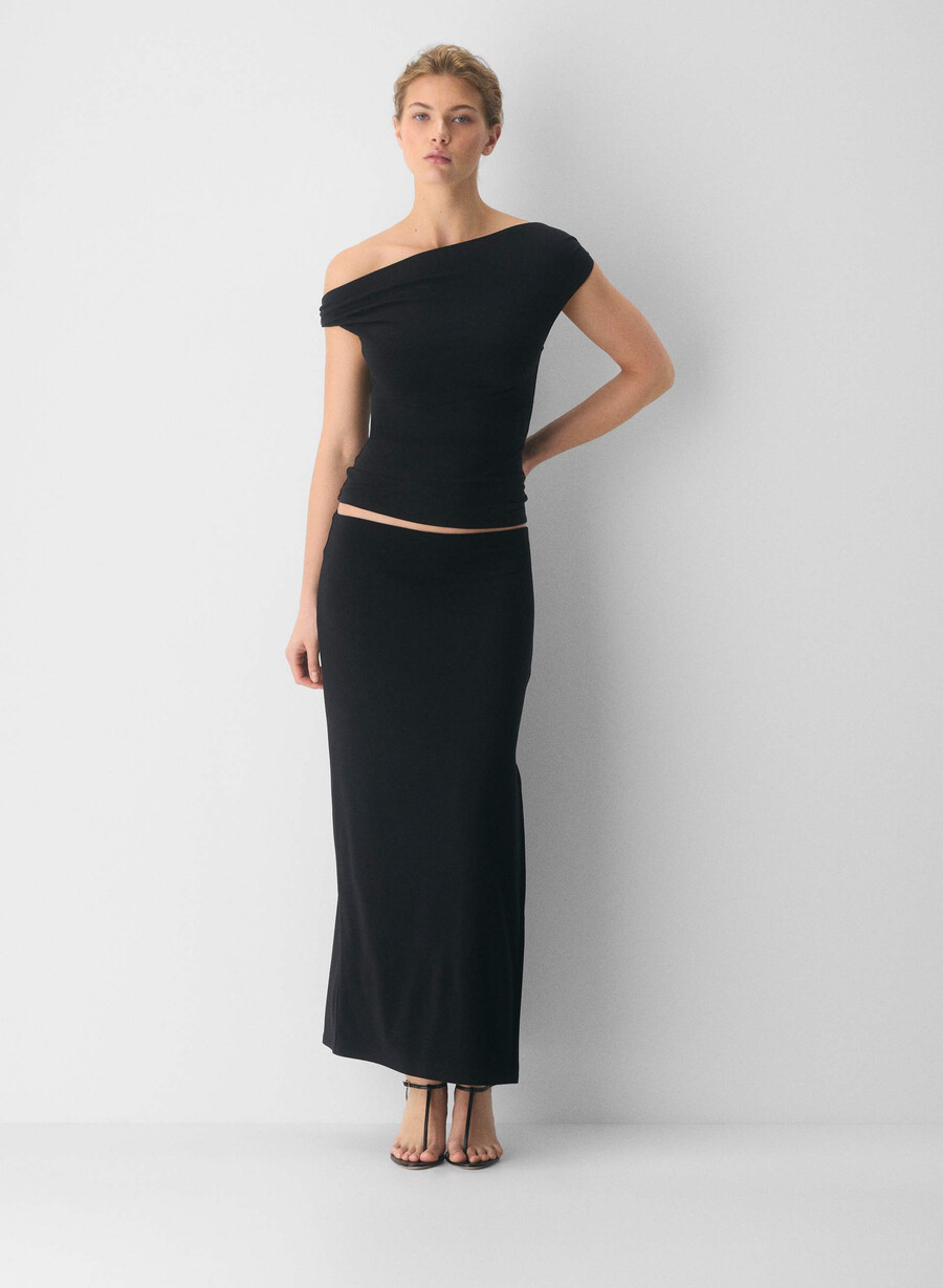avslappet contour ravish topp svart
