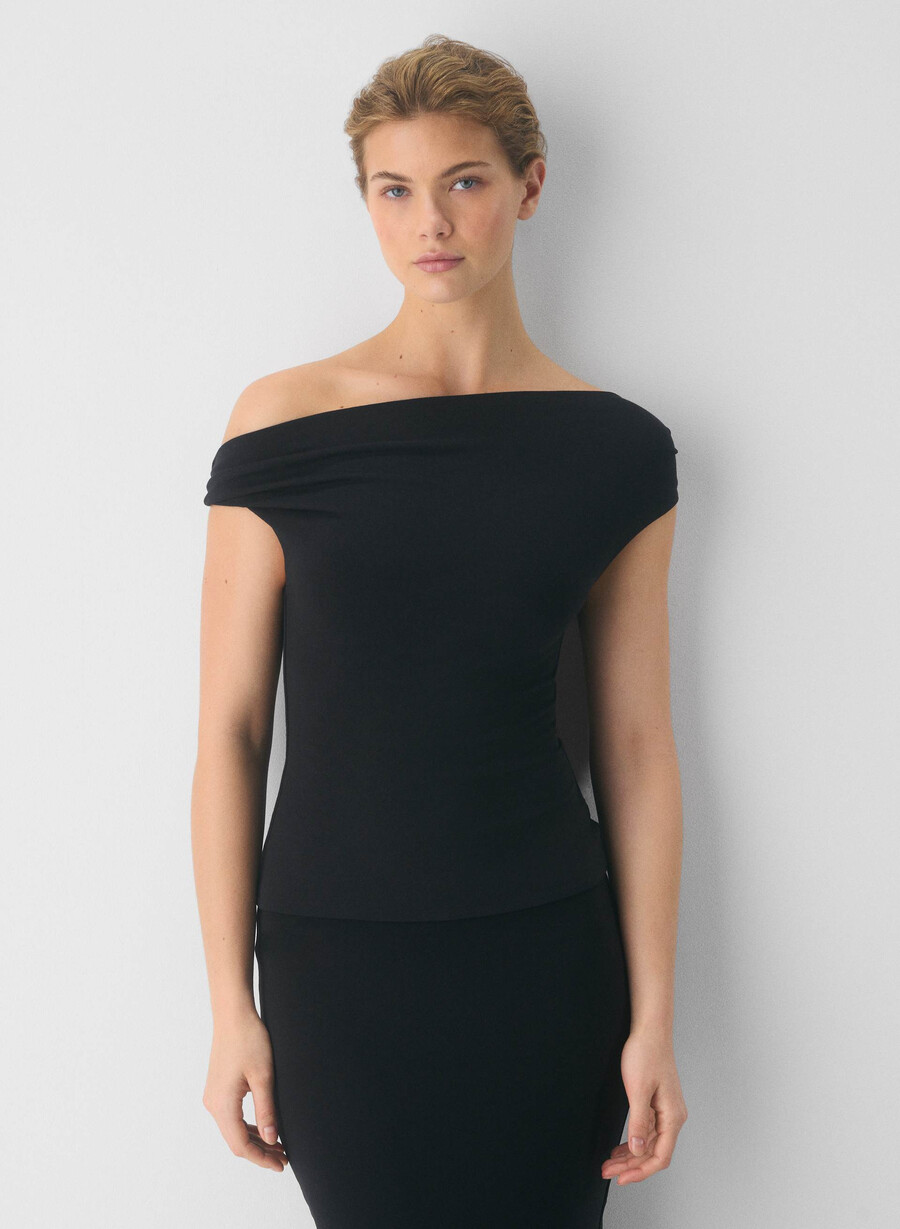 avslappet contour ravish topp svart
