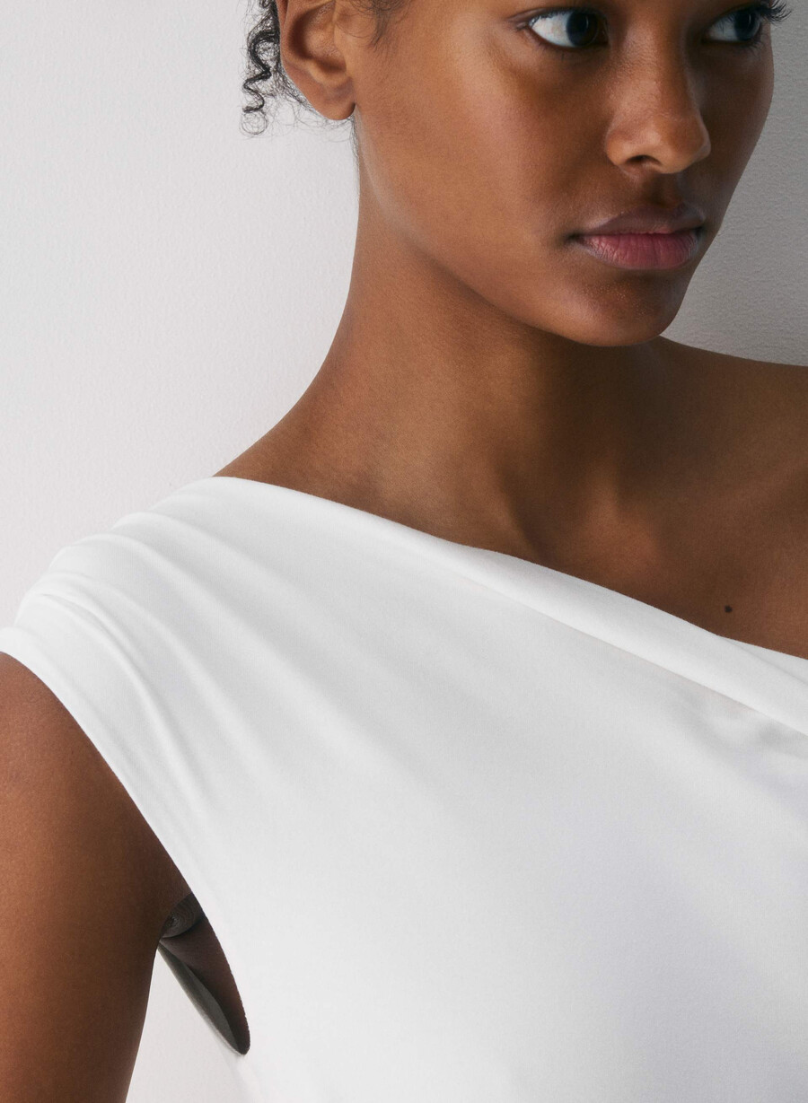 avslappet contour ravish topp hvit