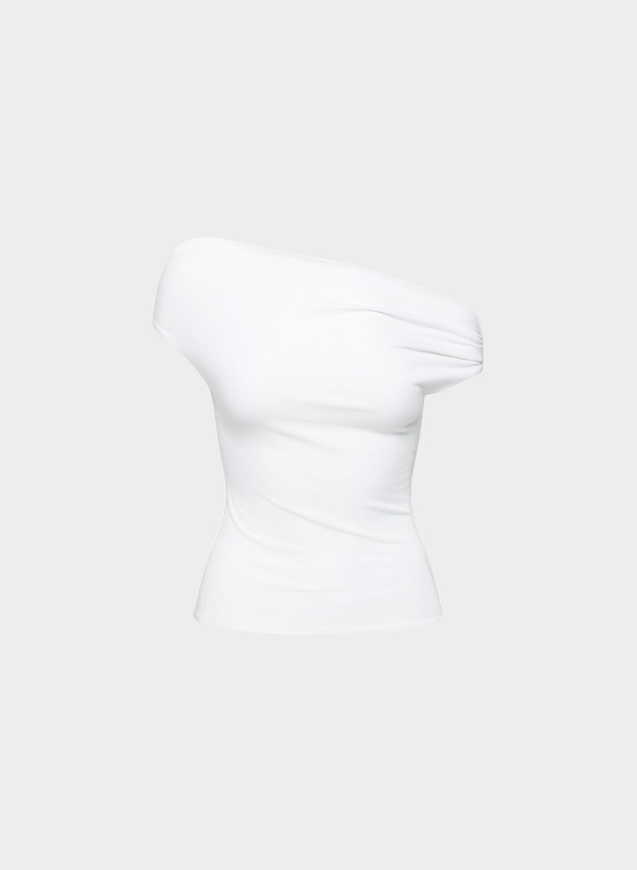 avslappet contour ravish topp hvit