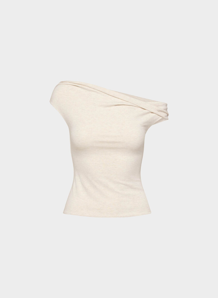 avslappet contour ravish-topp heather light oatmea
