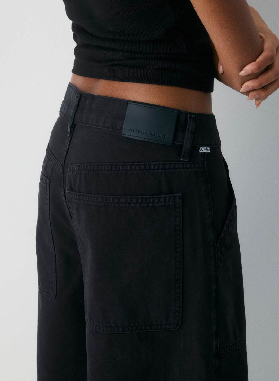 citizens of humanity ayla cargo pant vasket svart