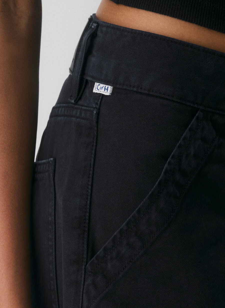 citizens of humanity ayla cargo pant vasket svart
