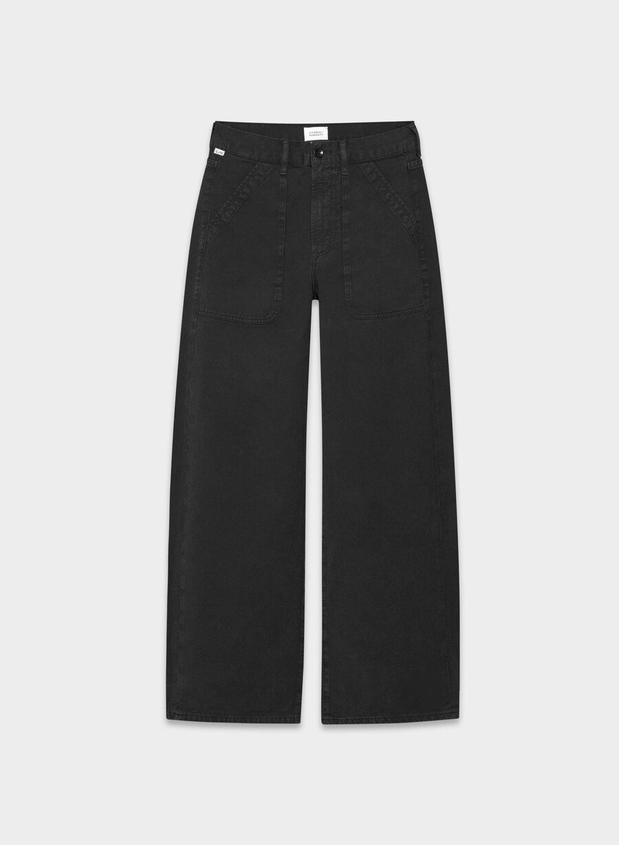 citizens of humanity ayla cargo pant vasket svart
