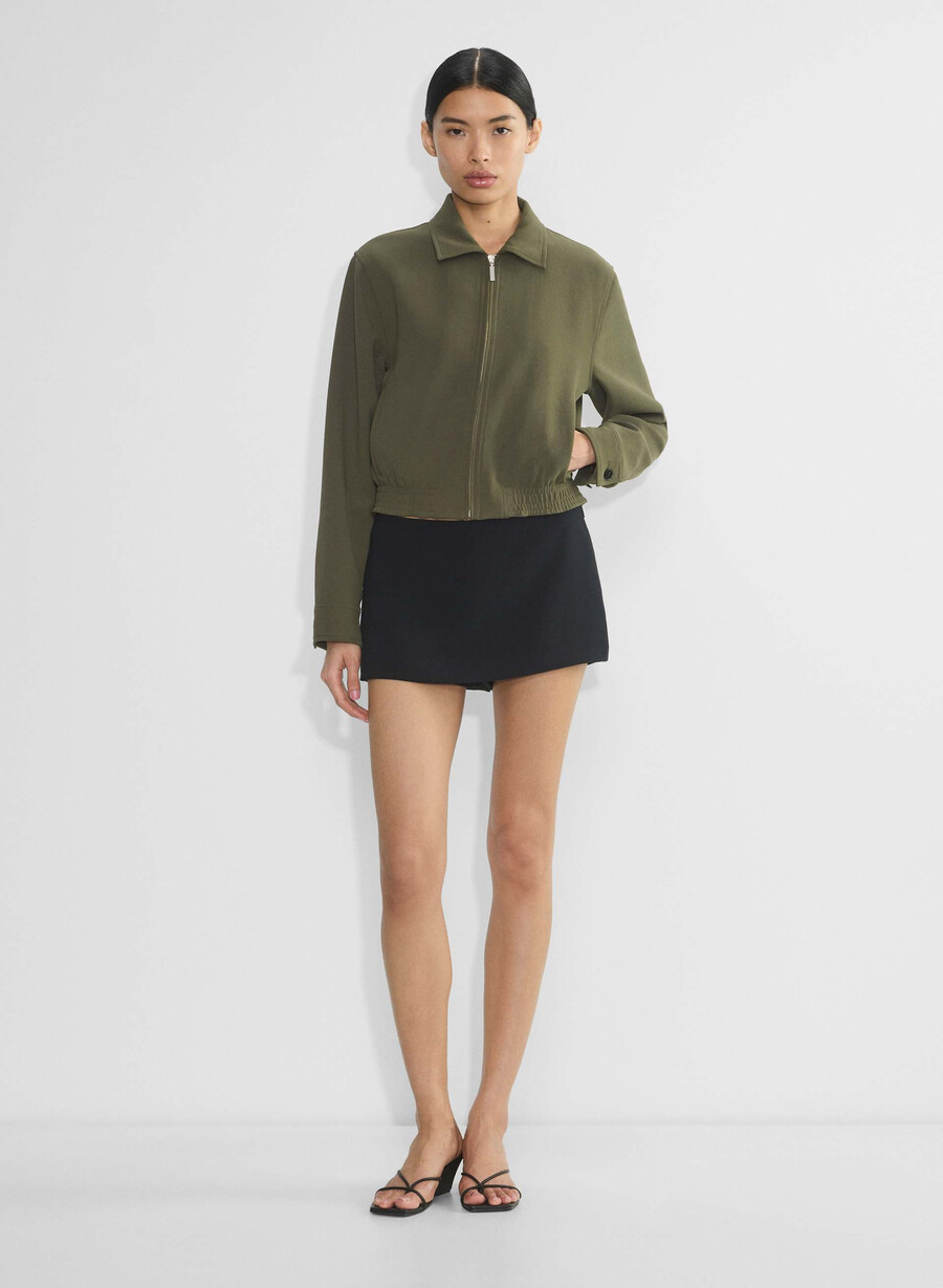 jules jacket - crepette dark olive