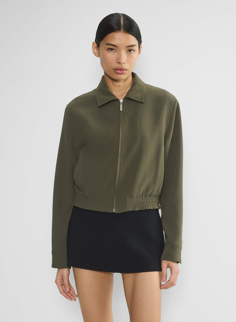 jules jacket - crepette dark olive
