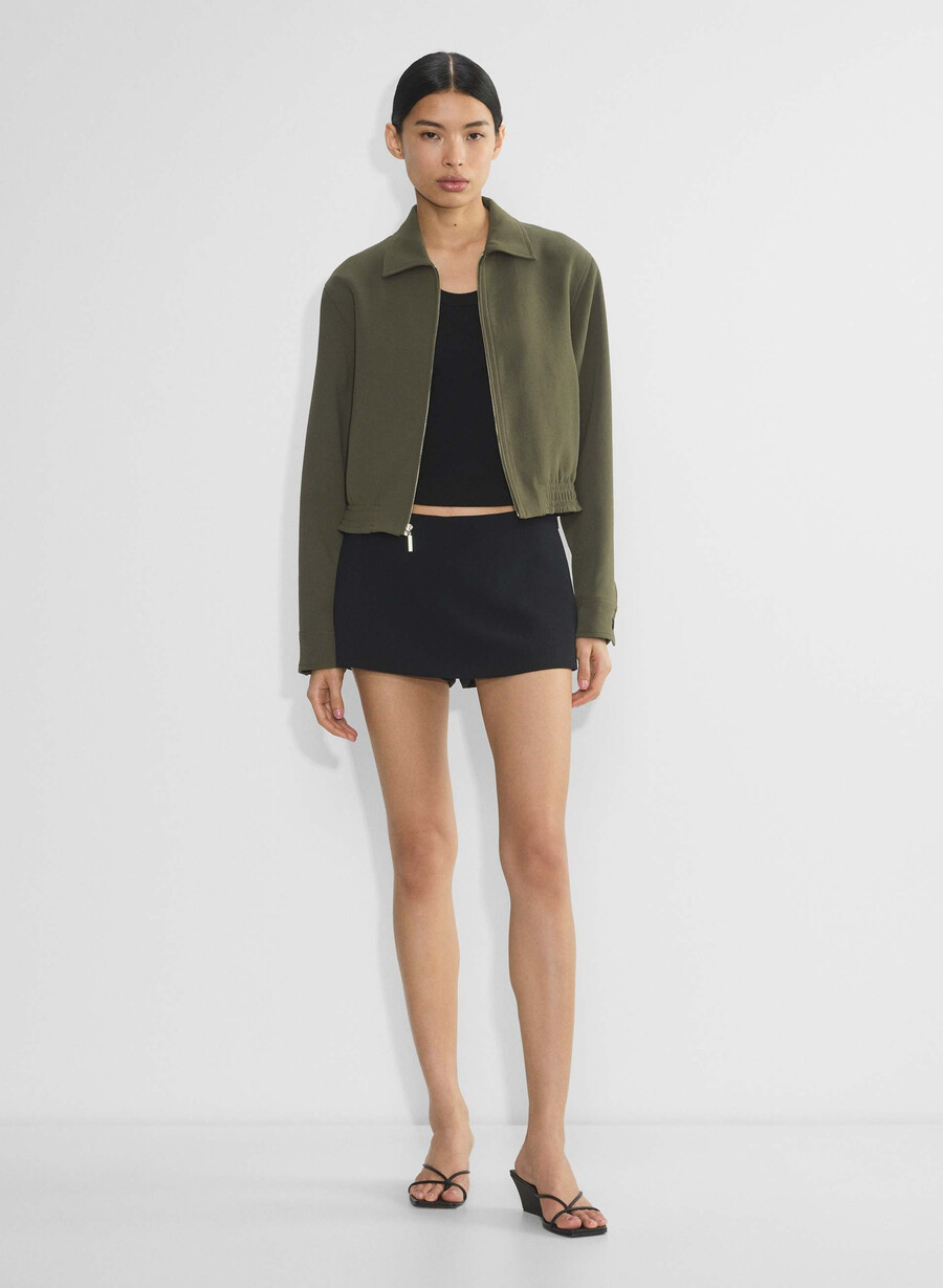 jules jacket - crepette dark olive