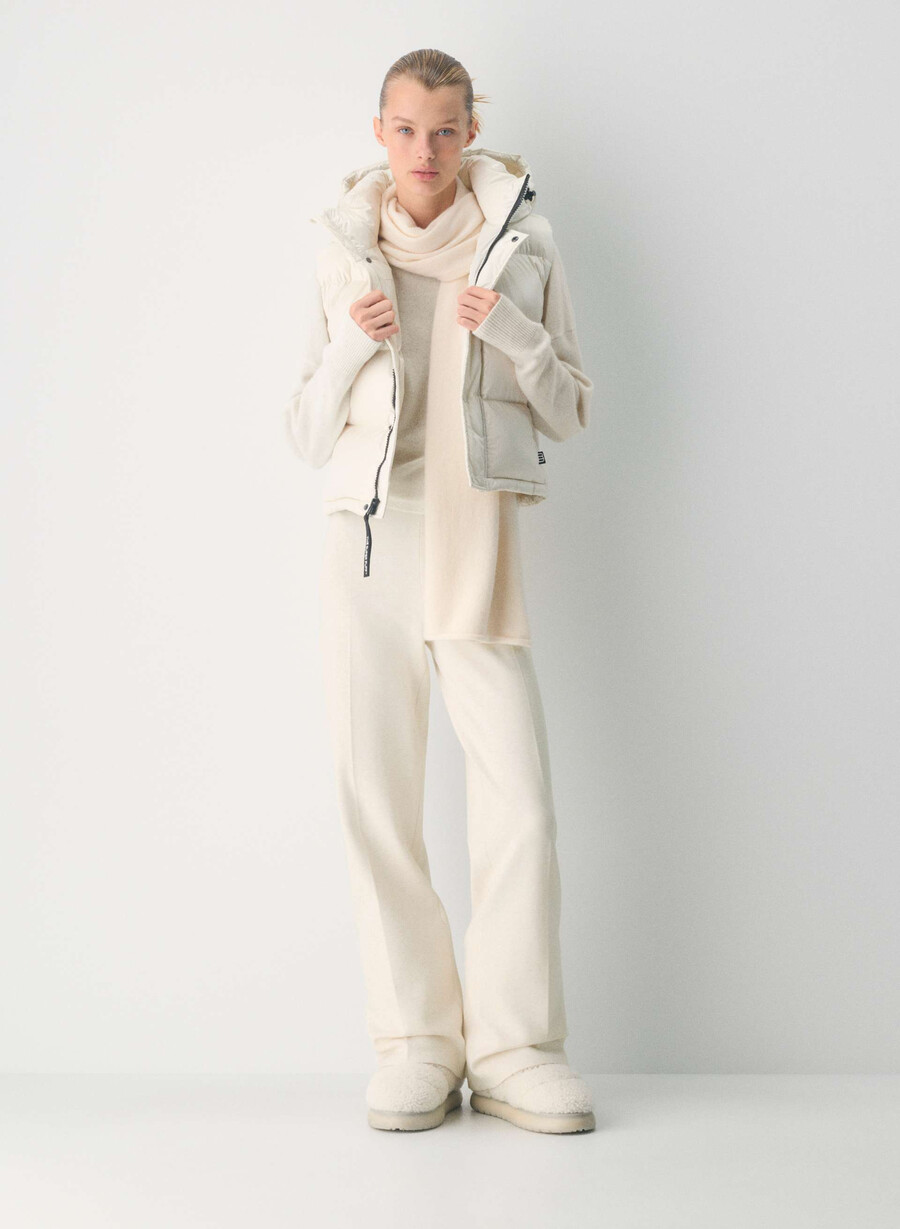 super puff shorty vest - høyglanset bjØrk
