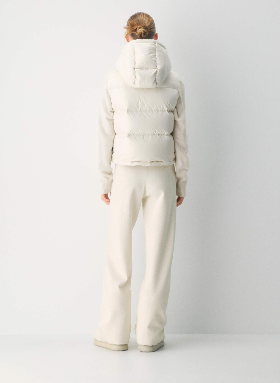 super puff shorty vest - høyglanset bjØrk