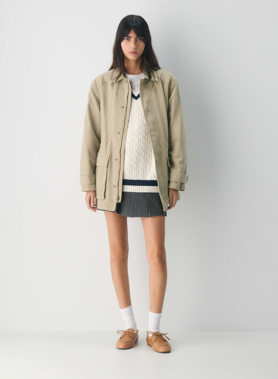 sperry x aritzia slim boat shoe - glatt skinn sahara sand