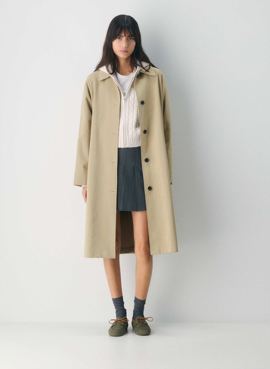 sperry x aritzia slim boat shoe - nubuck leather mainstay beige