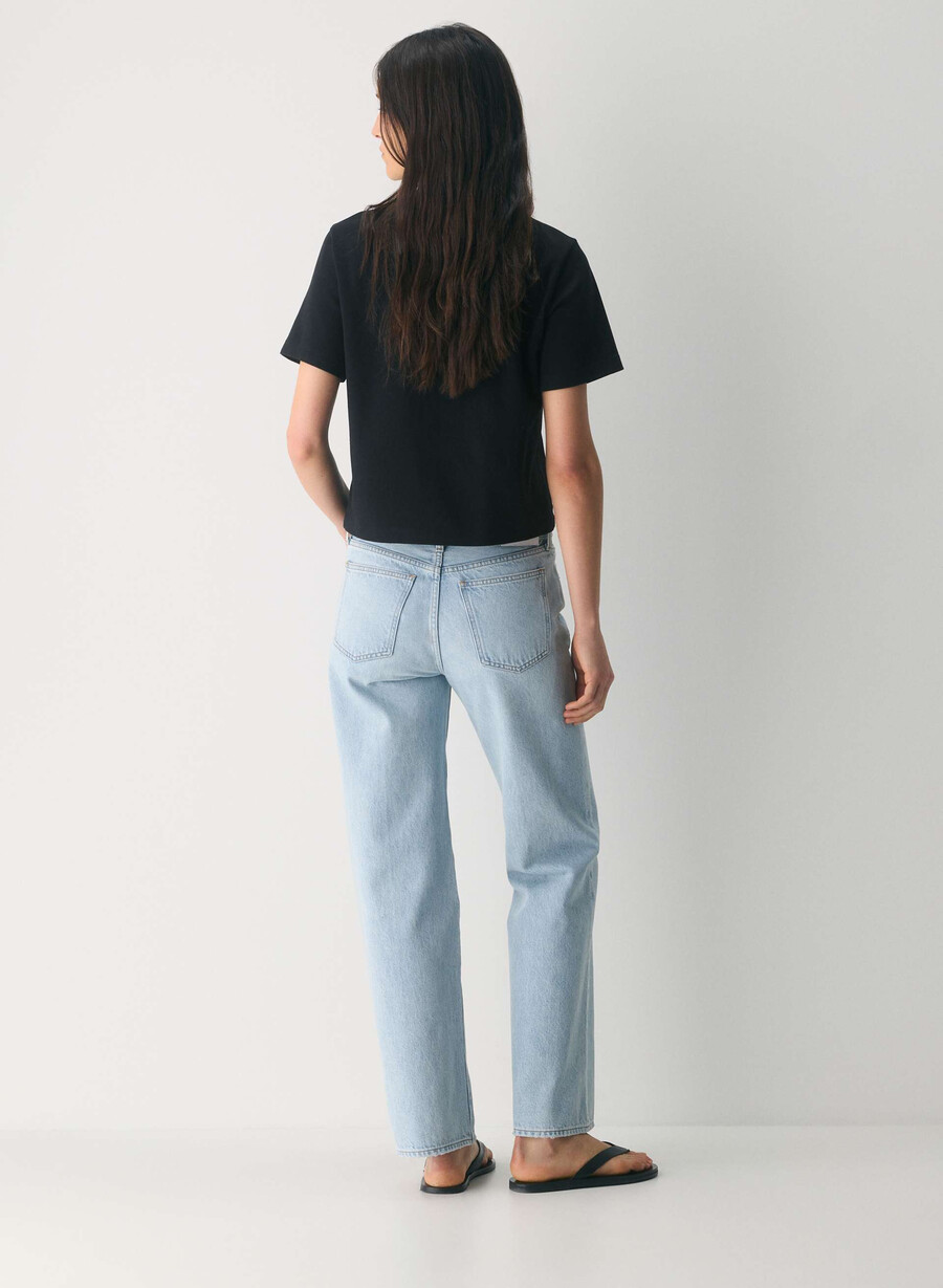 denim forum farrah lo-rise wide jeans 15 år brl thr bleu