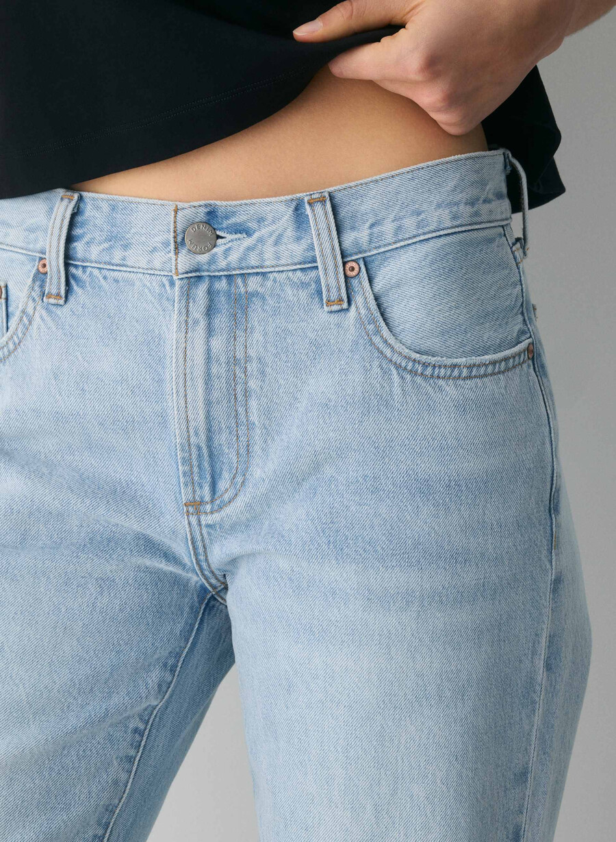 denim forum farrah lo-rise wide jeans 15 år brl thr bleu