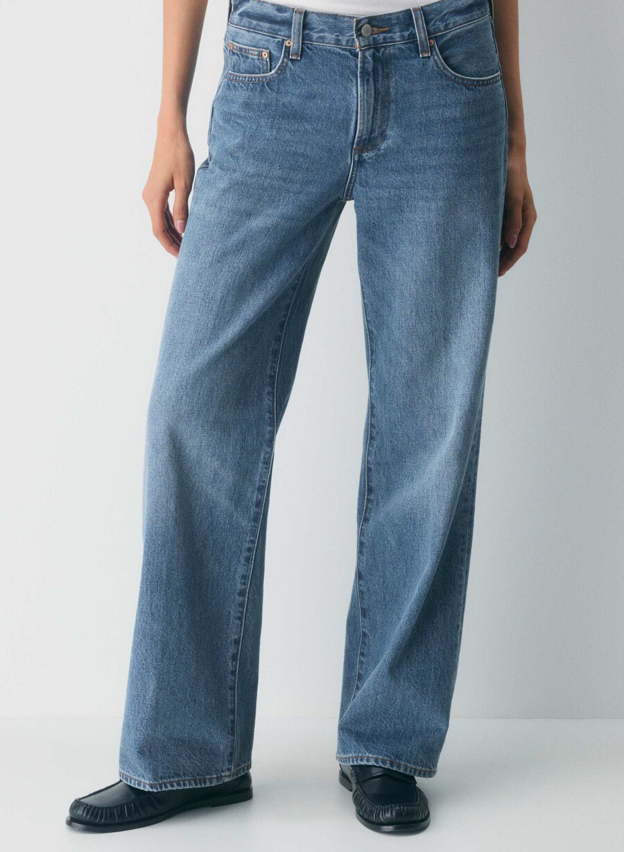 denim forum farrah lo-rise wide jeans 5 År kiss n tell blÅ