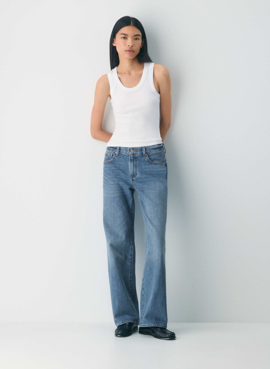 denim forum farrah lo-rise wide jeans 5 År kiss n tell blÅ