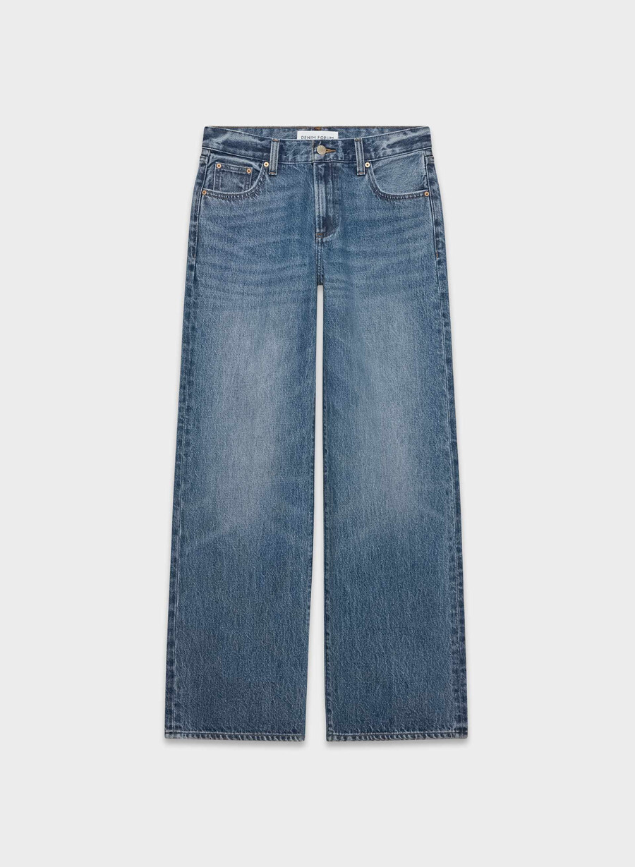 denim forum farrah lo-rise wide jeans 5 År kiss n tell blÅ