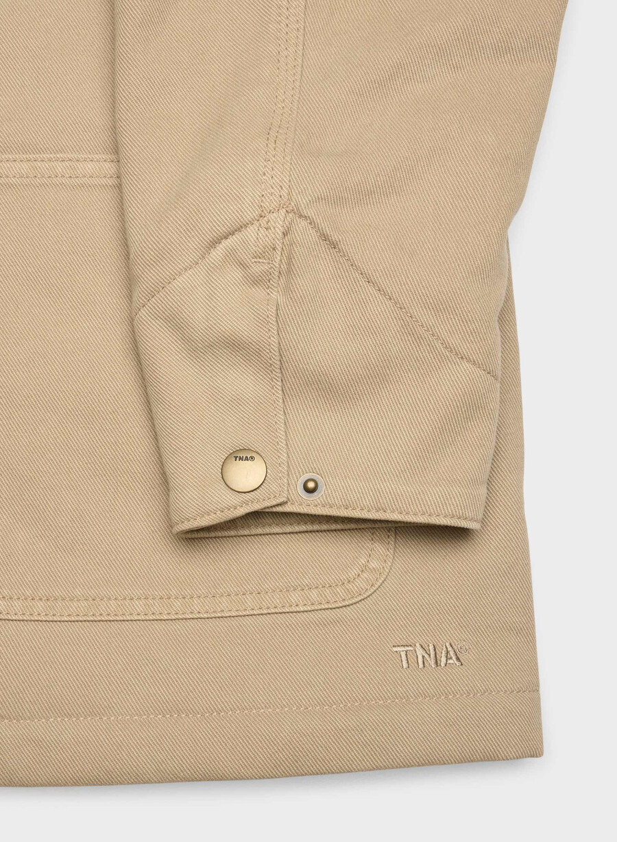 barnett chore jakke vintage tan khaki