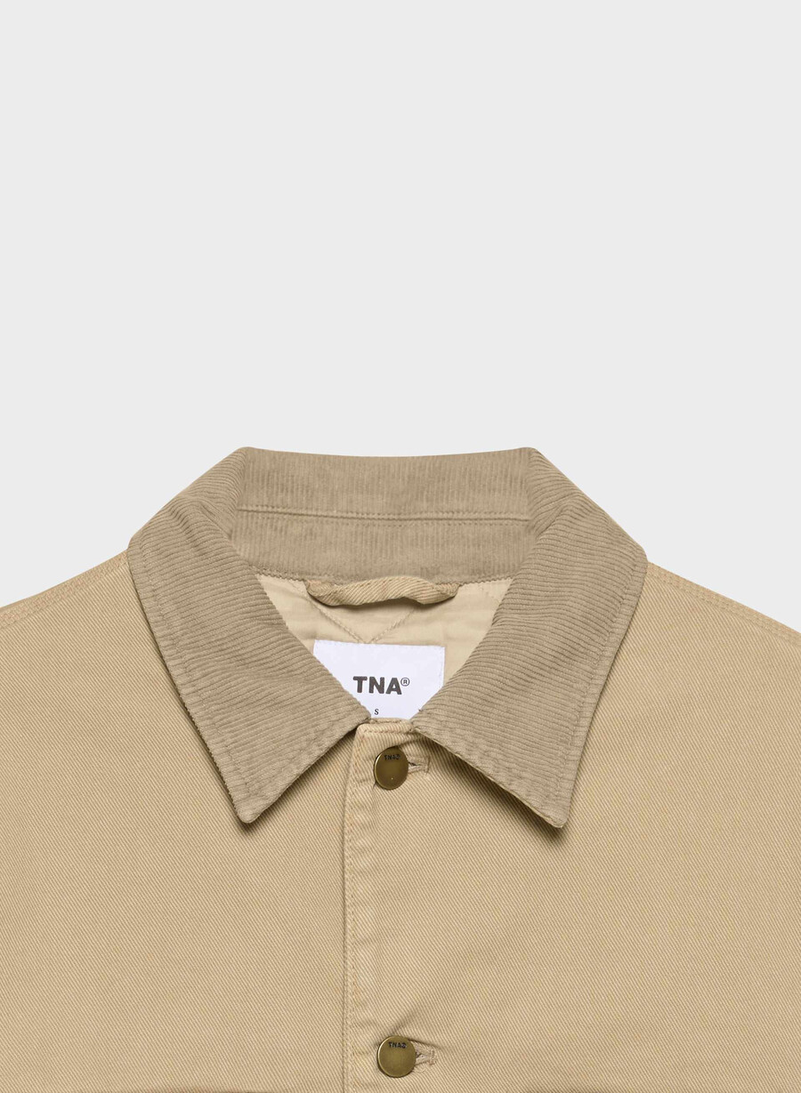 barnett chore jakke vintage tan khaki