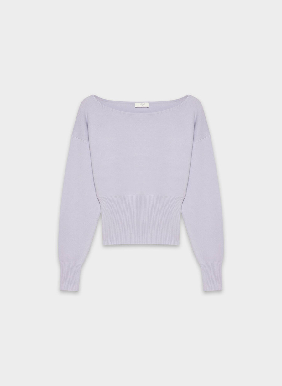 crescendo genser - wonder yarn villblomst syren