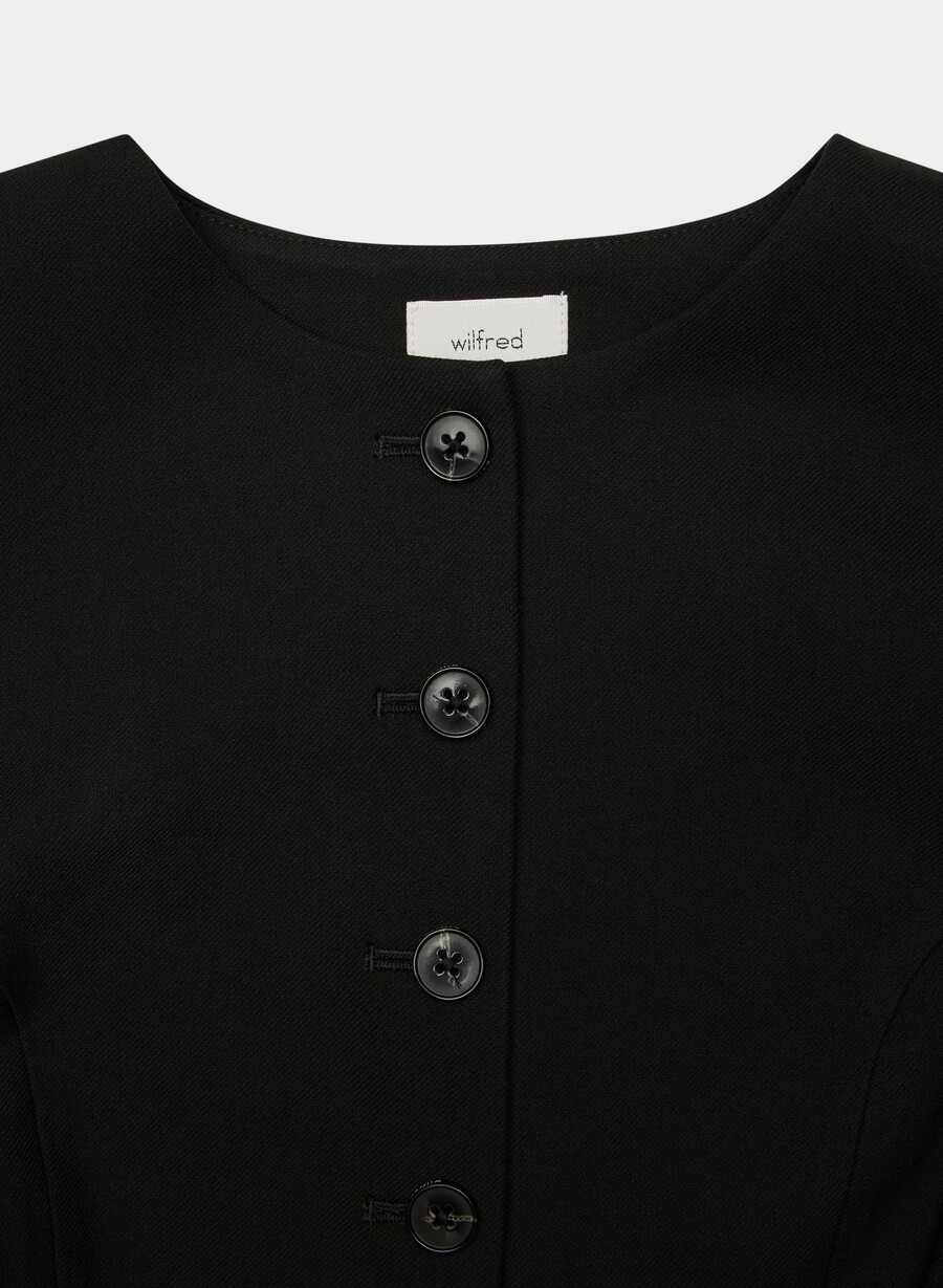 duettvest - twill svart