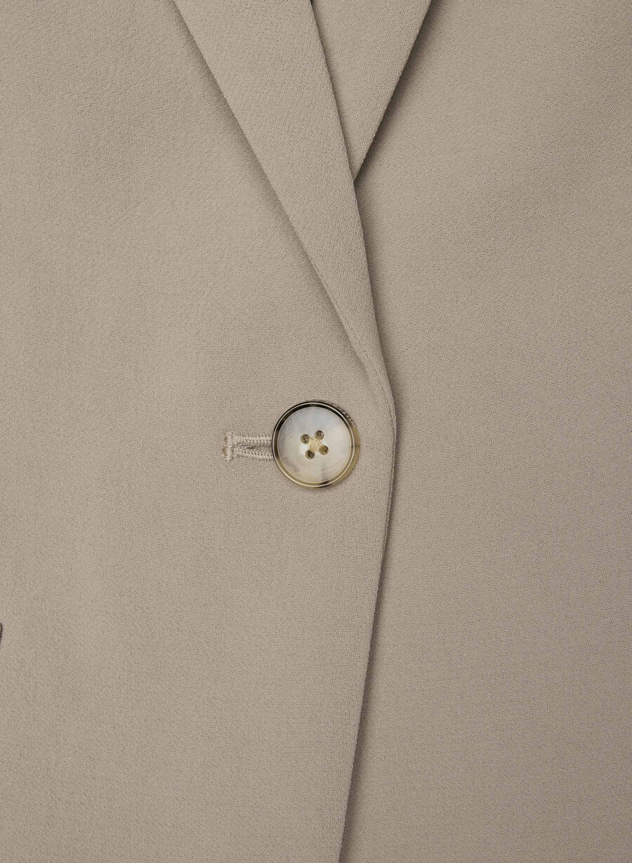 augusta blazer - crepette nomad taupe