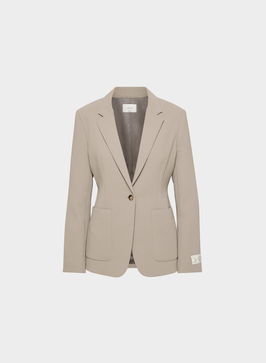 augusta blazer - crepette nomad taupe