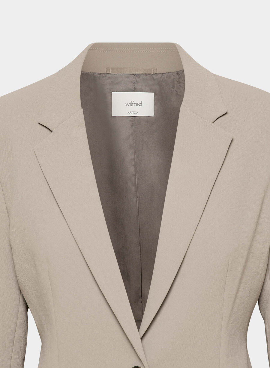 augusta blazer - crepette nomad taupe