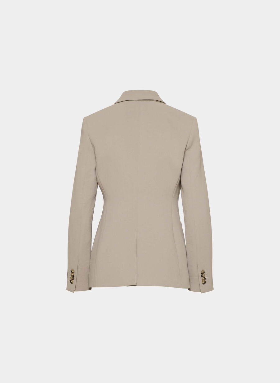 augusta blazer - crepette nomad taupe