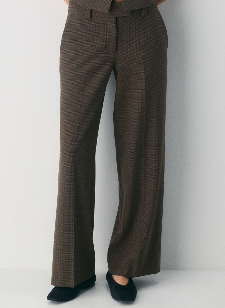 seville bukse - twill merle chk cl tph ch